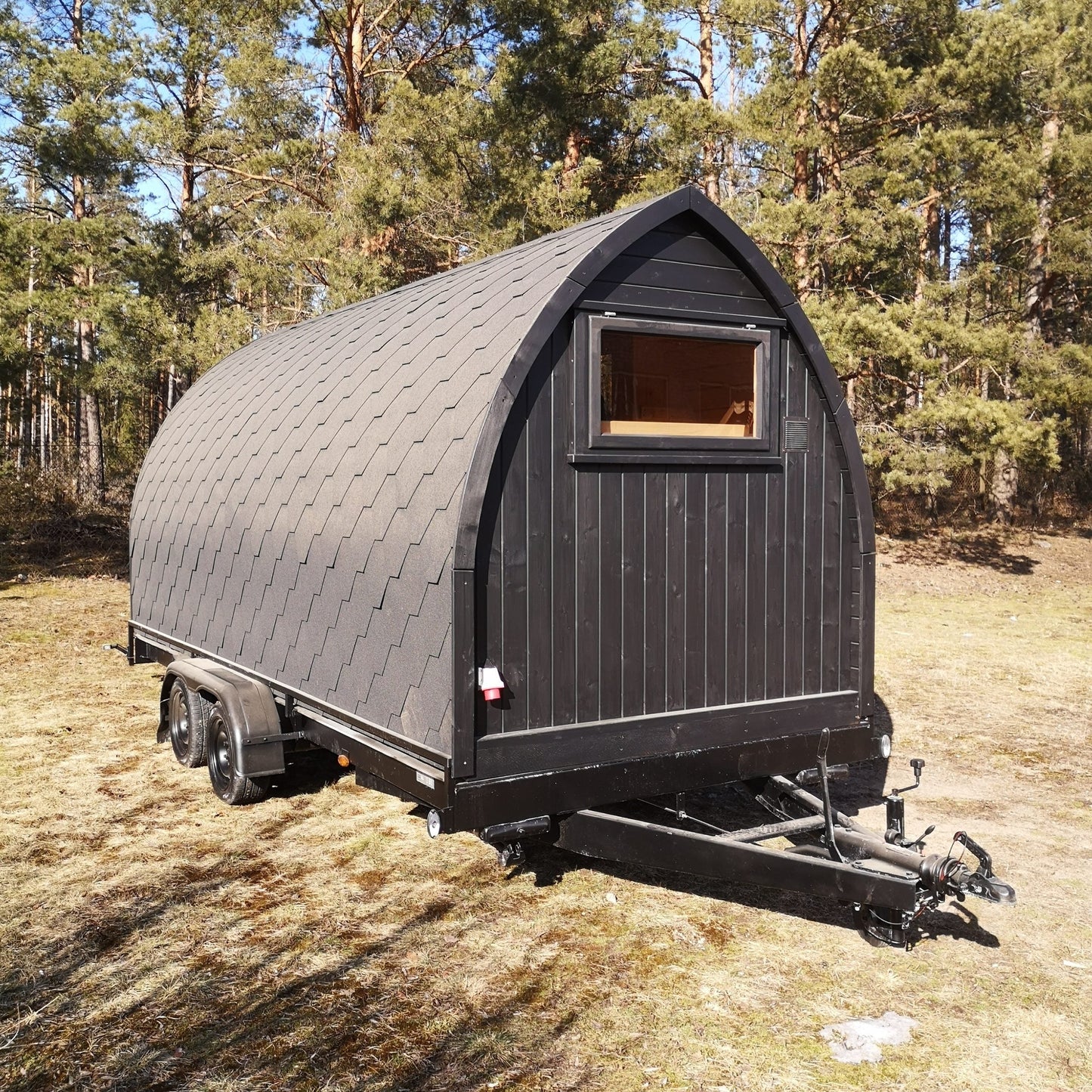 Mobile Barrel Sauna Bespoke & Custom Options Available