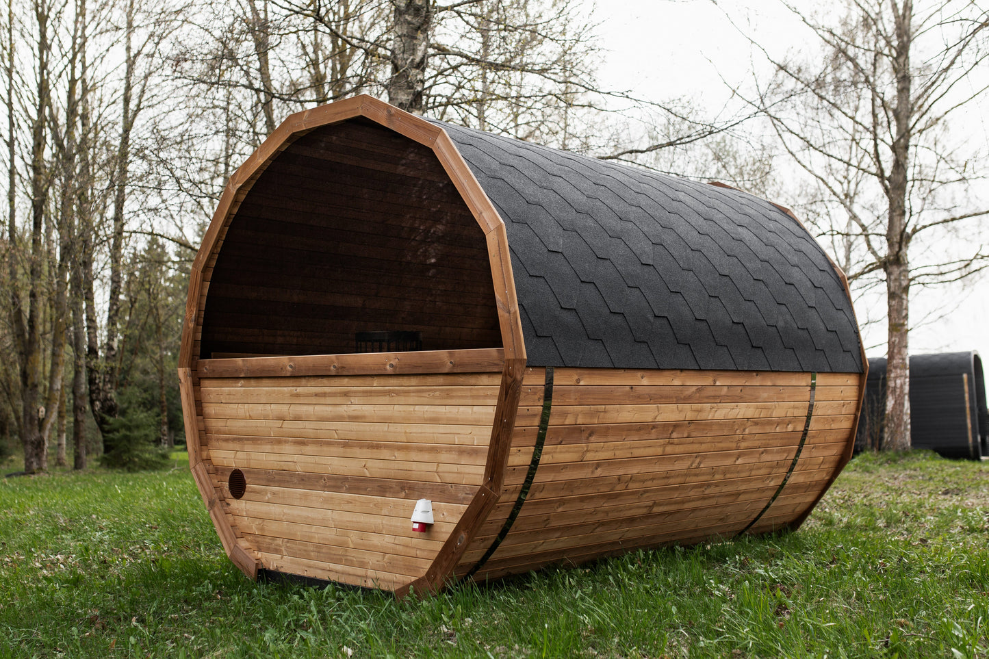 Halo Saunas Vox Barrel Sauna 3m Thermo-wood