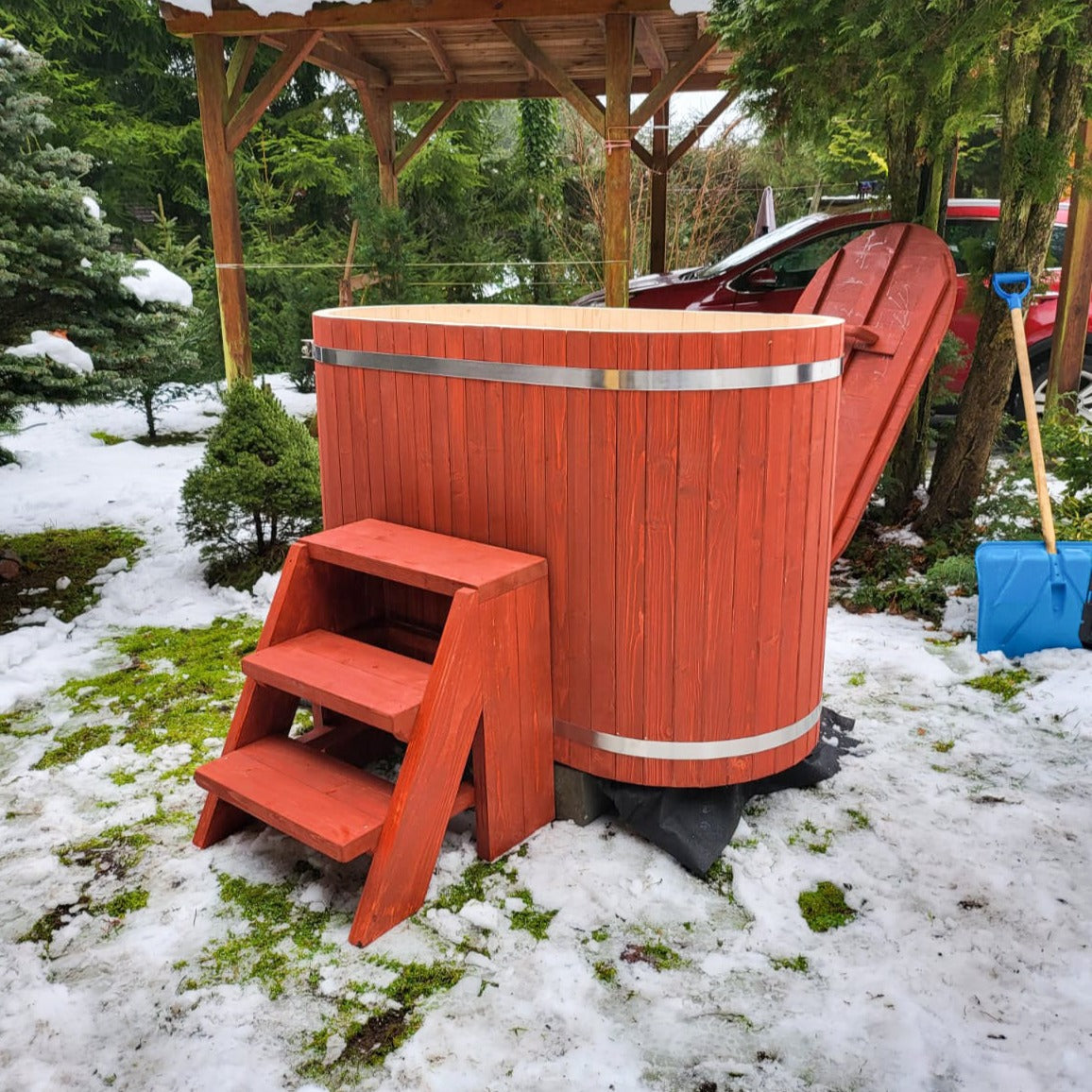 Halo Saunas Wooden Barrel Ice Bath