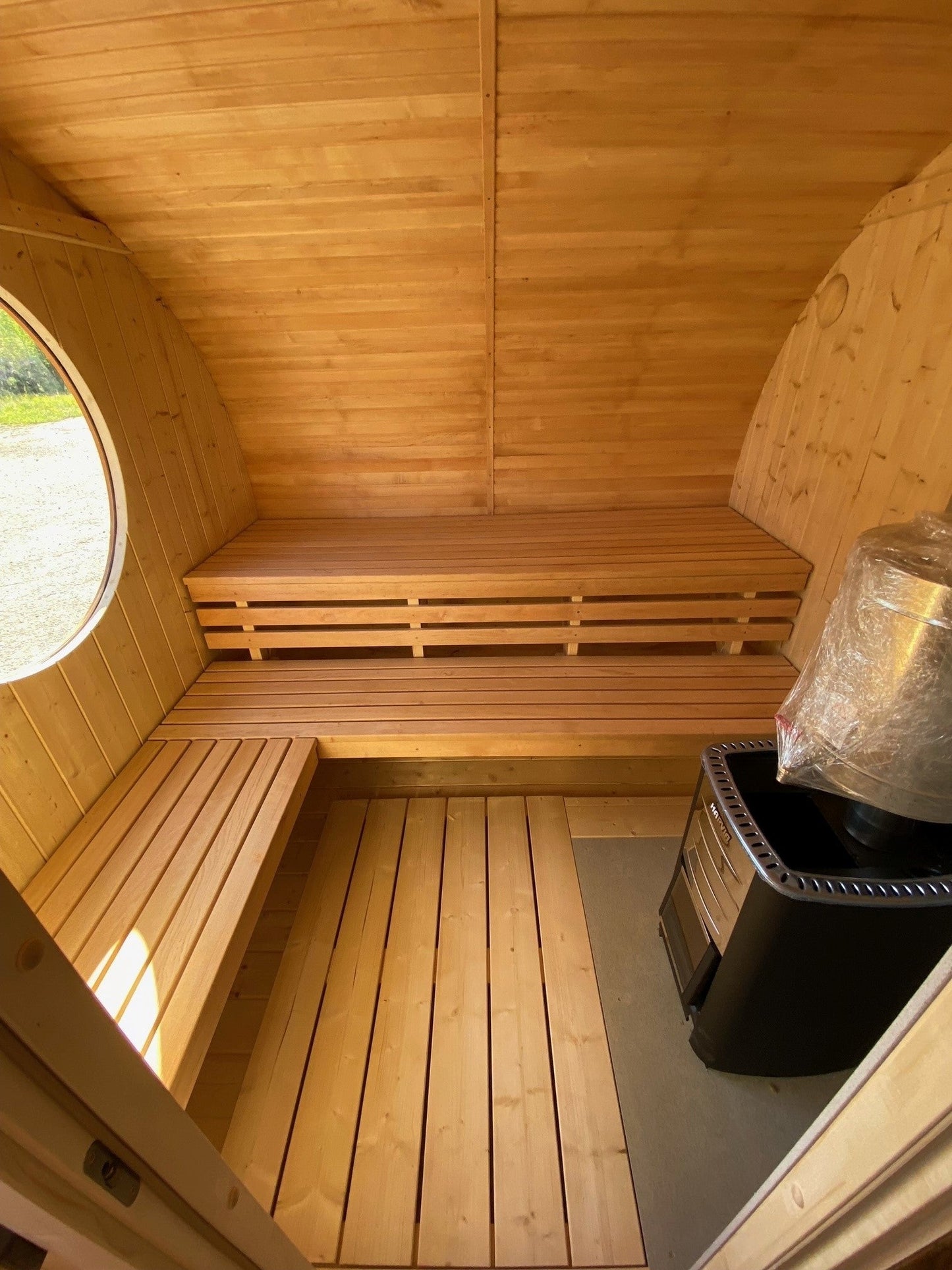 Halo Saunas Tranquil Ellipse Sauna 5m x 2.38m