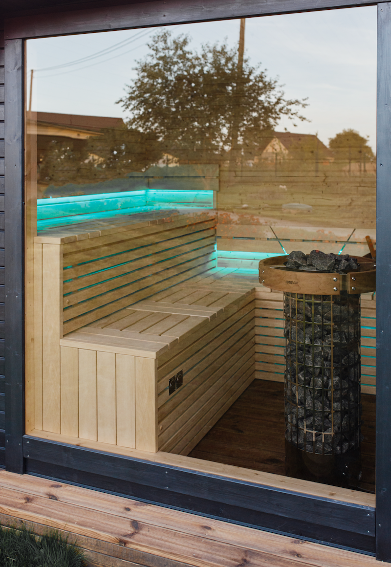 Halo Saunas Sanctuary Traditional Outdoor 6 to 8 Person Sauna - Nuovo Luxury