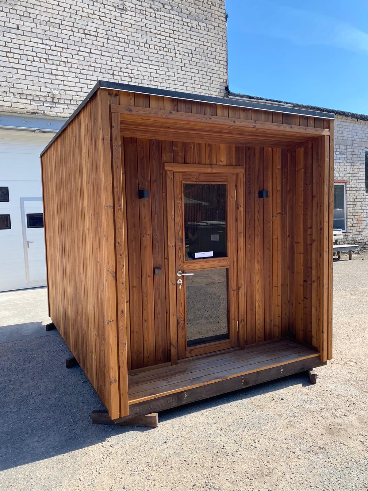 Halo Saunas Z1 Traditional Timber Frame Sauna 3.5m x 2.45m